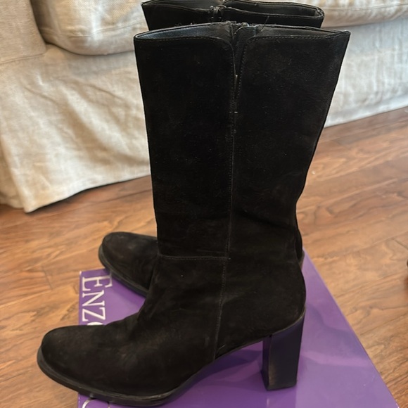 Enzo Angiolini blk suede boots with box size 9.5 - Picture 9 of 9